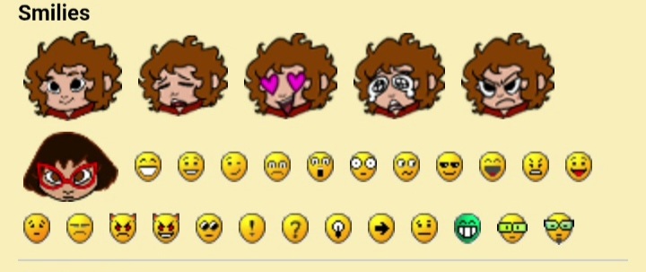 Compared to smilies...
